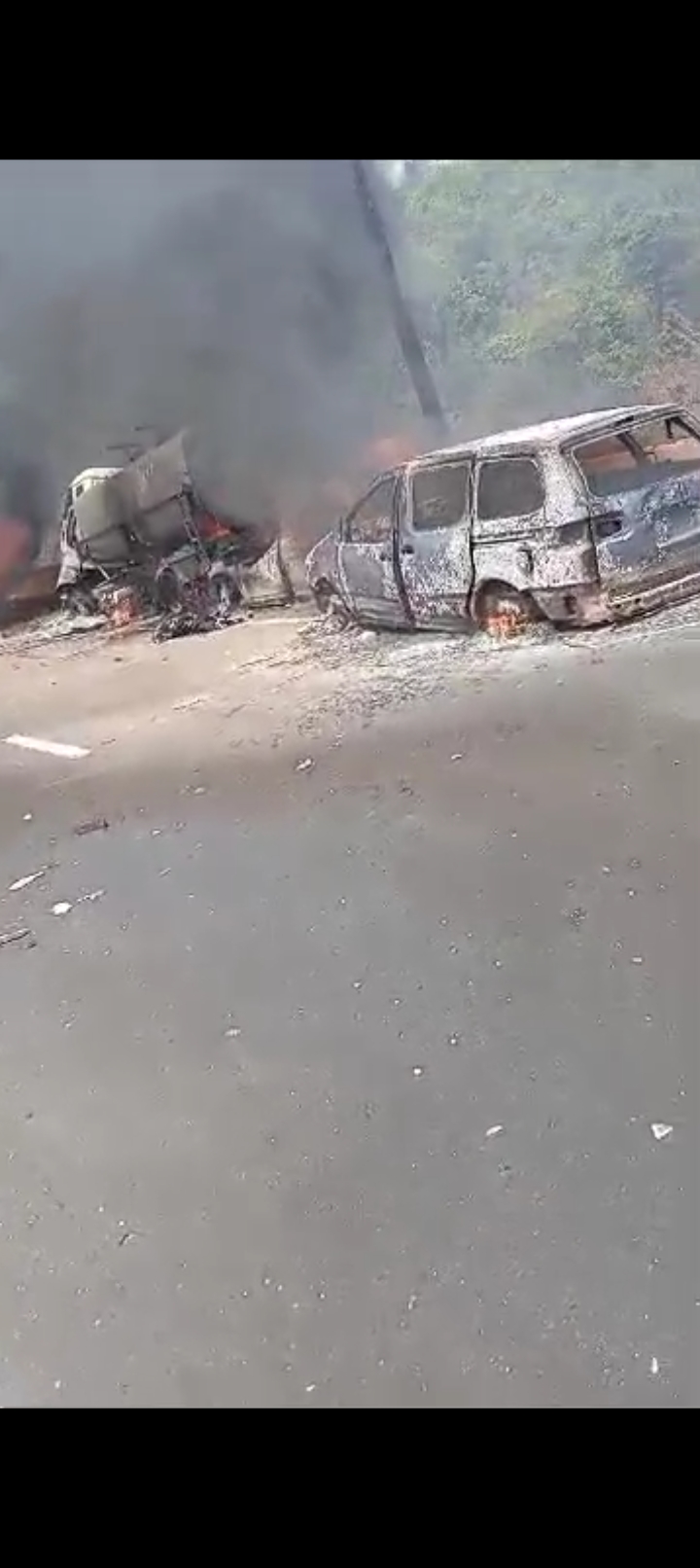 Petrol Tanker Exploded At Ugwu Onyeama Leaving Several People Dead